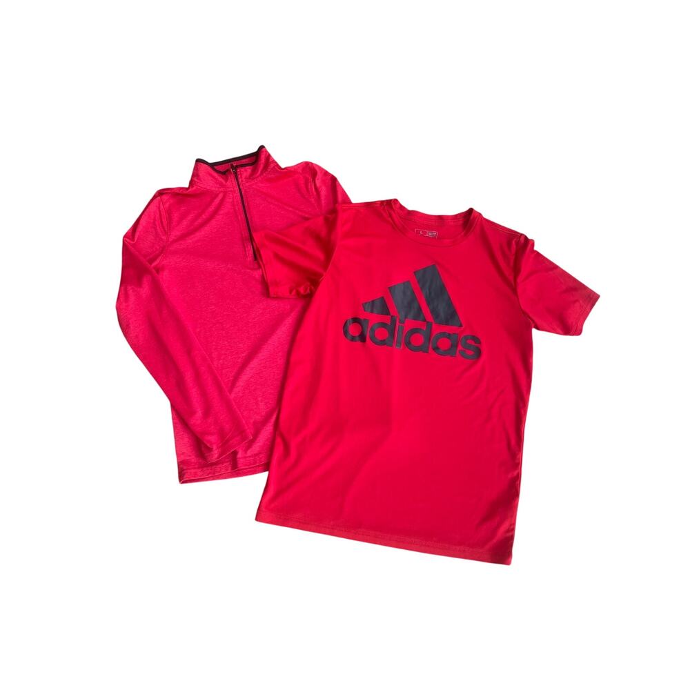 Adidas Short sleeve, BCG Long sleeve, red Boys L#0395